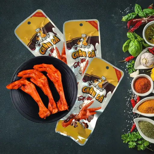 CHEF BIGGY Chân Gà 30g - Vị Sốt Nấm 